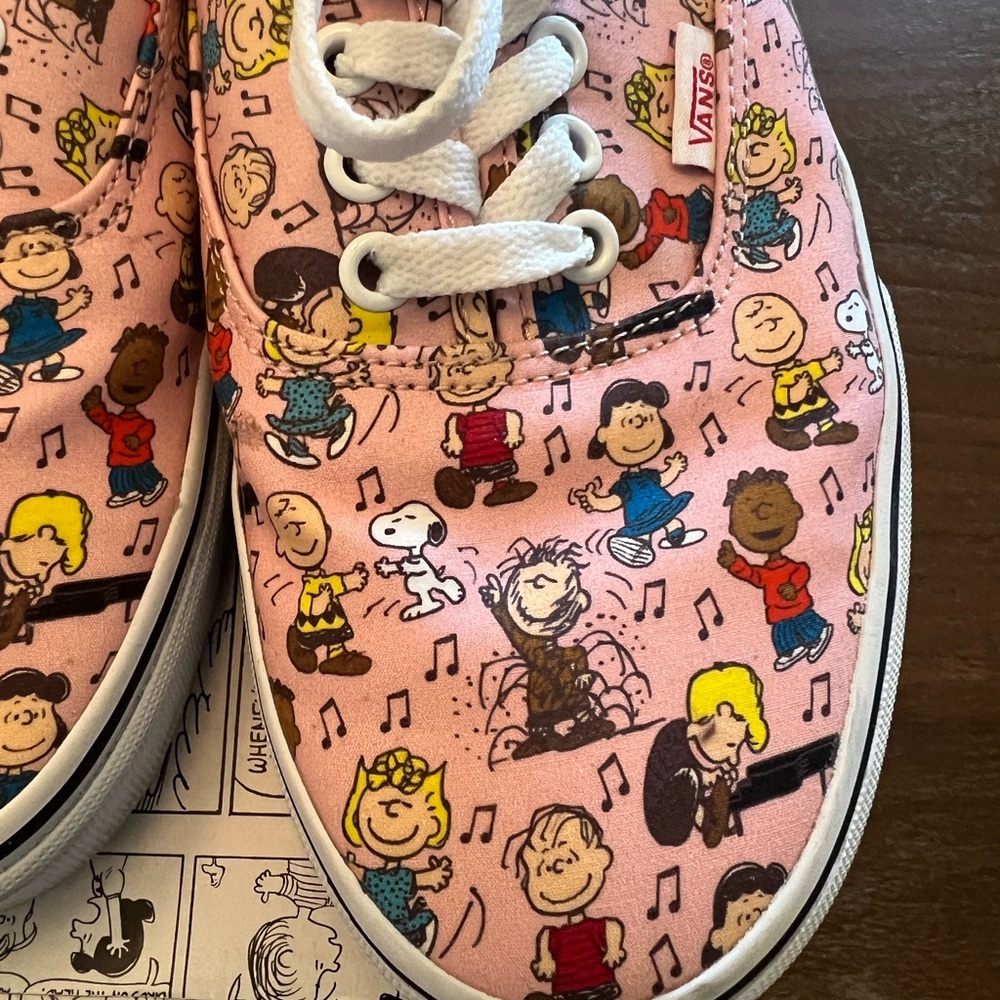 Vans Peanuts Shoes - Pink size 9.5 men’s - Picture 3 of 8